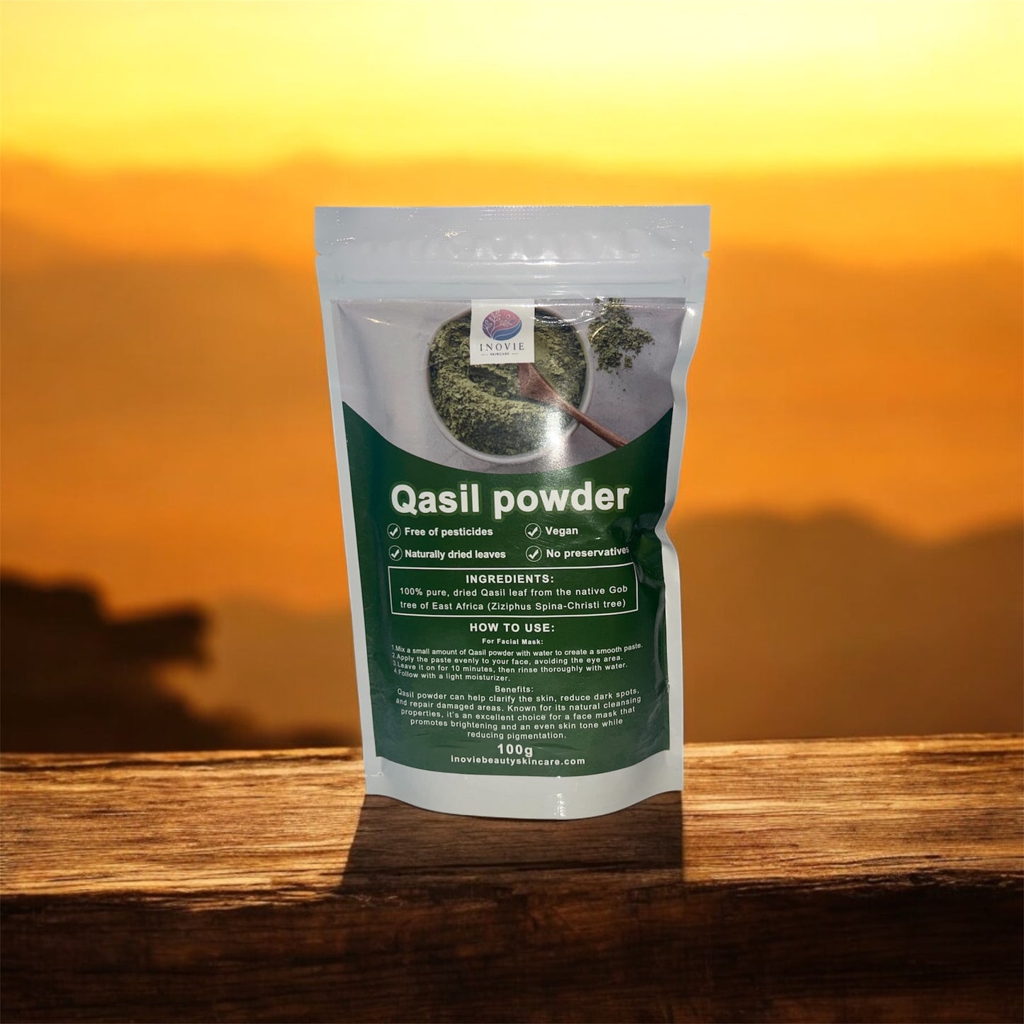The organic 100g Qasil Powder