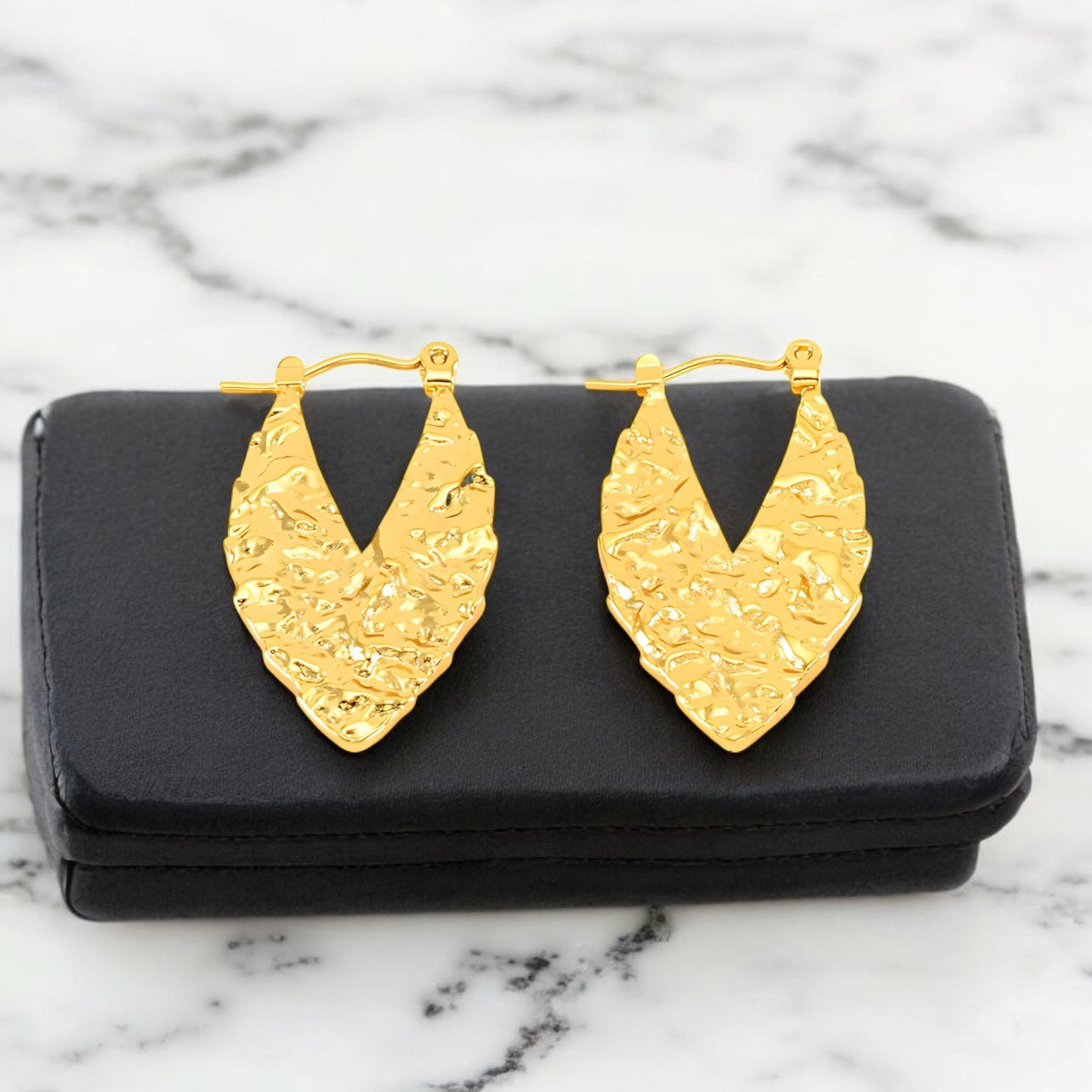 18k gold plated earring waterproof hypoallergenic