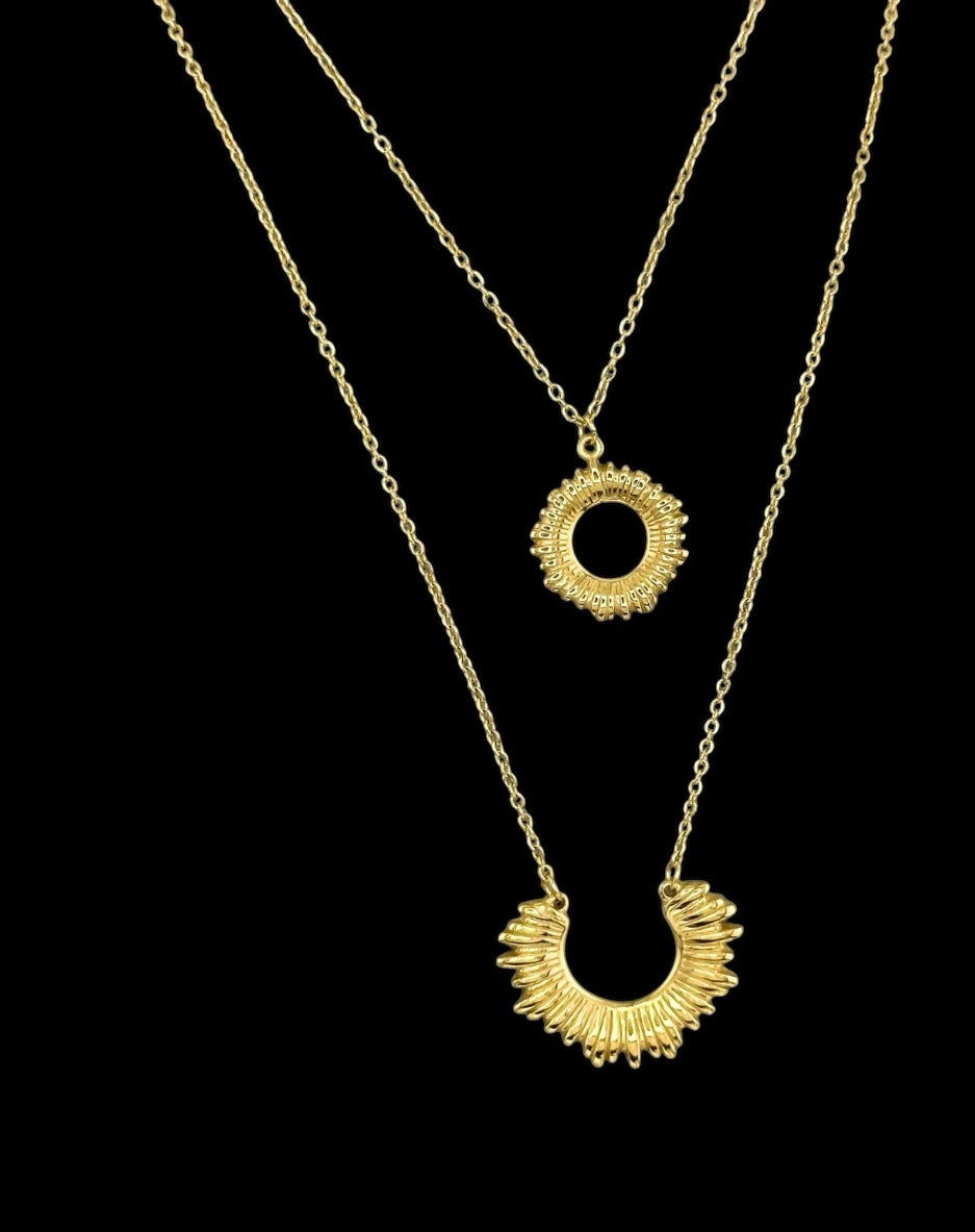 18k Gold plated necklace  waterproof hypoallergenic