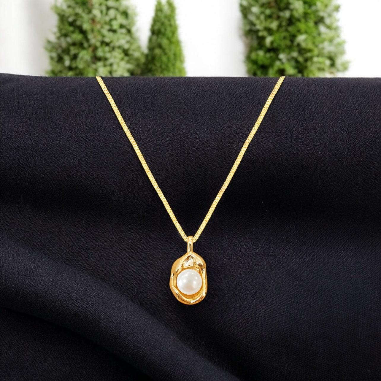 18k Gold plated necklace  waterproof hypoallergenic