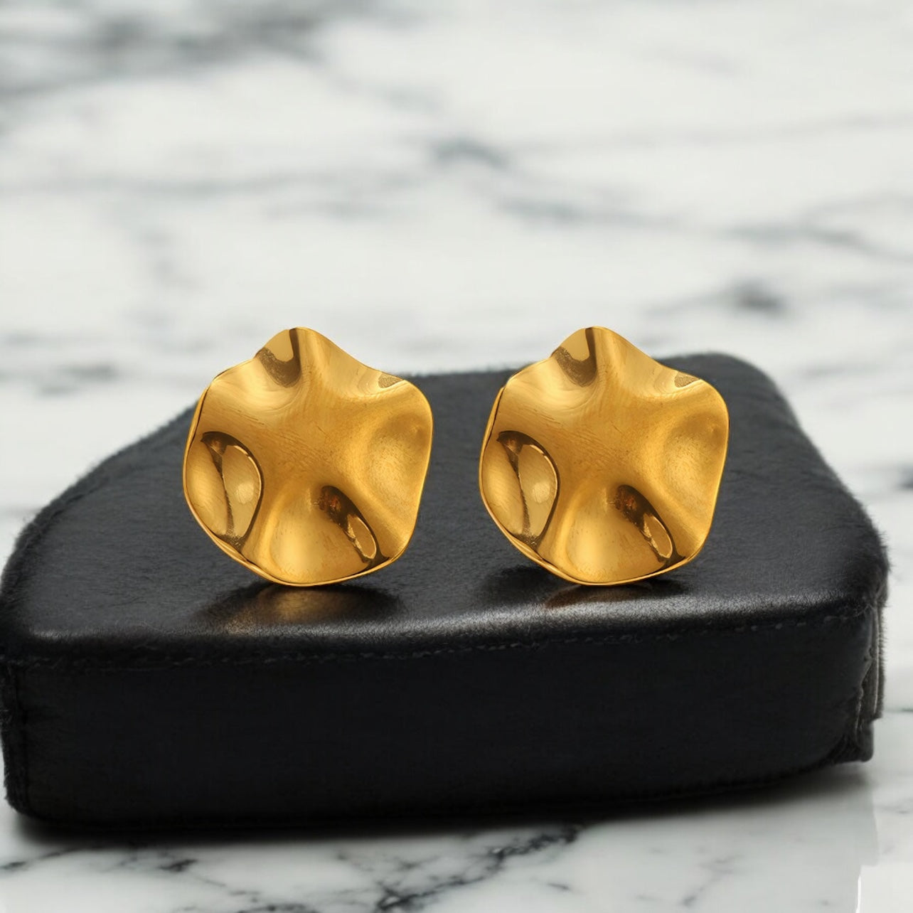 18k gold plated earring waterproof hypoallergenic