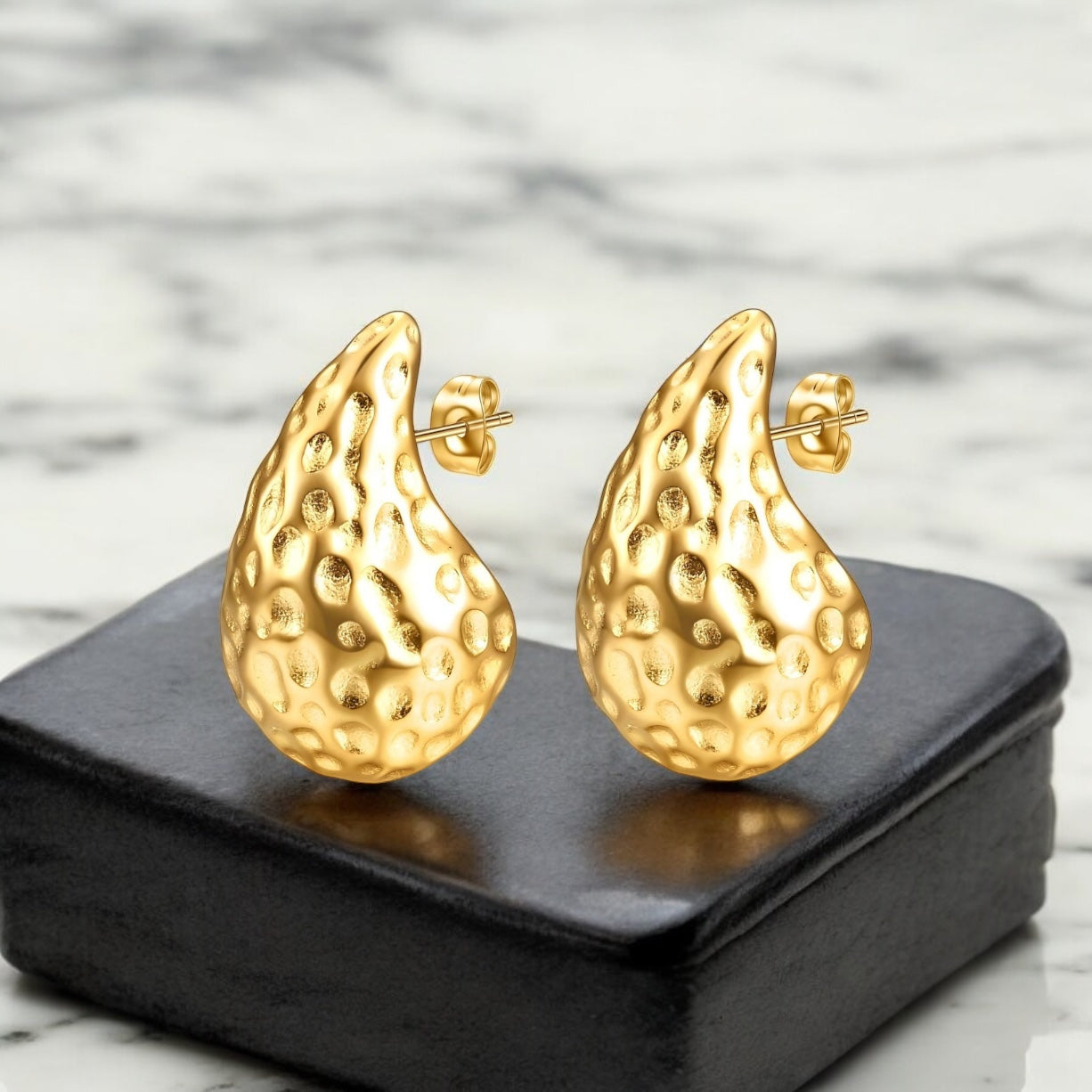 18k gold plated earring waterproof hypoallergenic