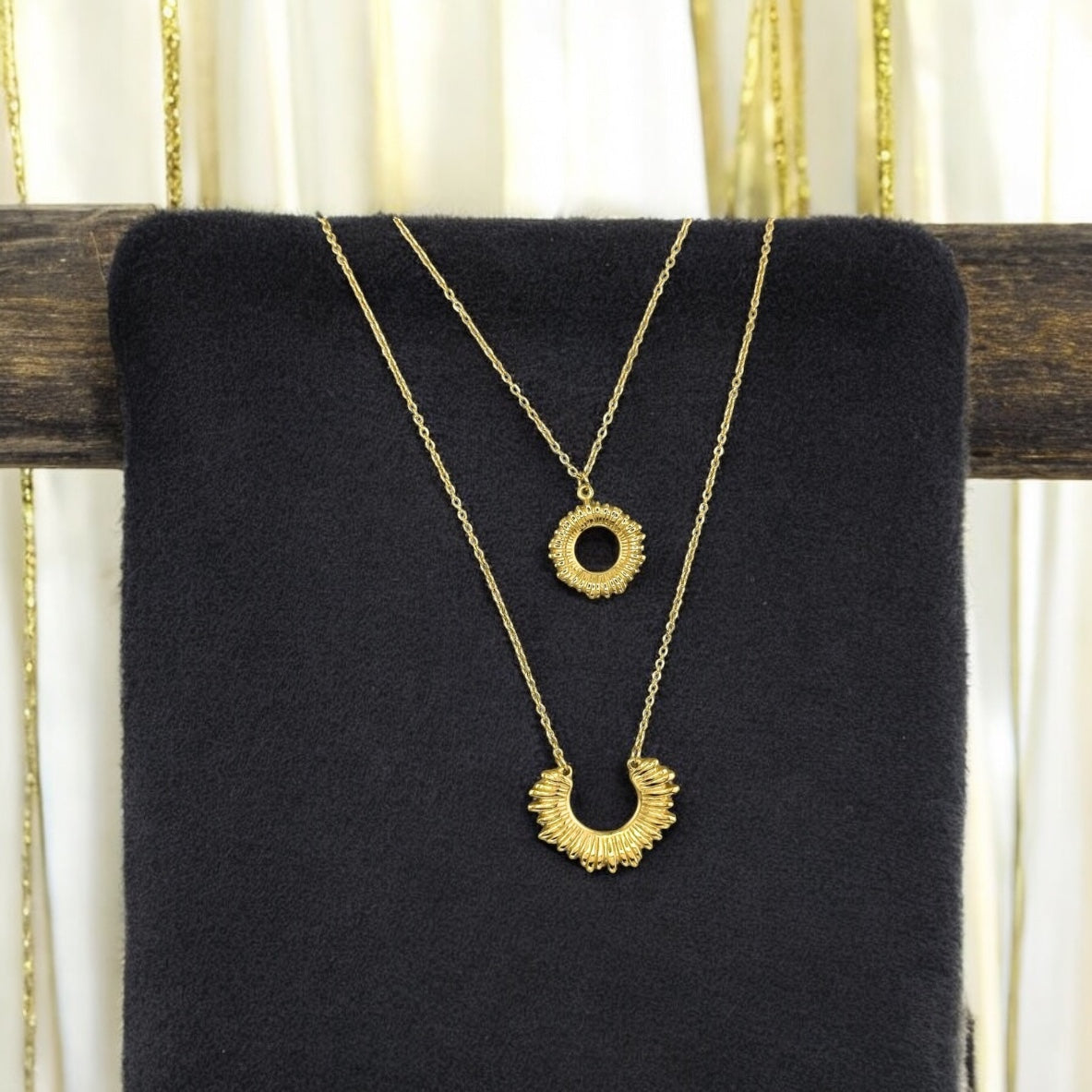 18k Gold plated necklace  waterproof hypoallergenic