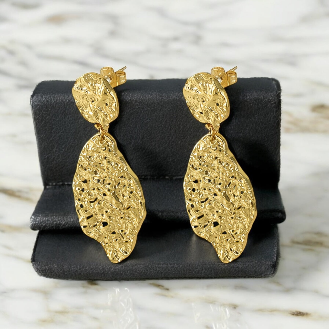 18k gold plated earring waterproof hypoallergenic