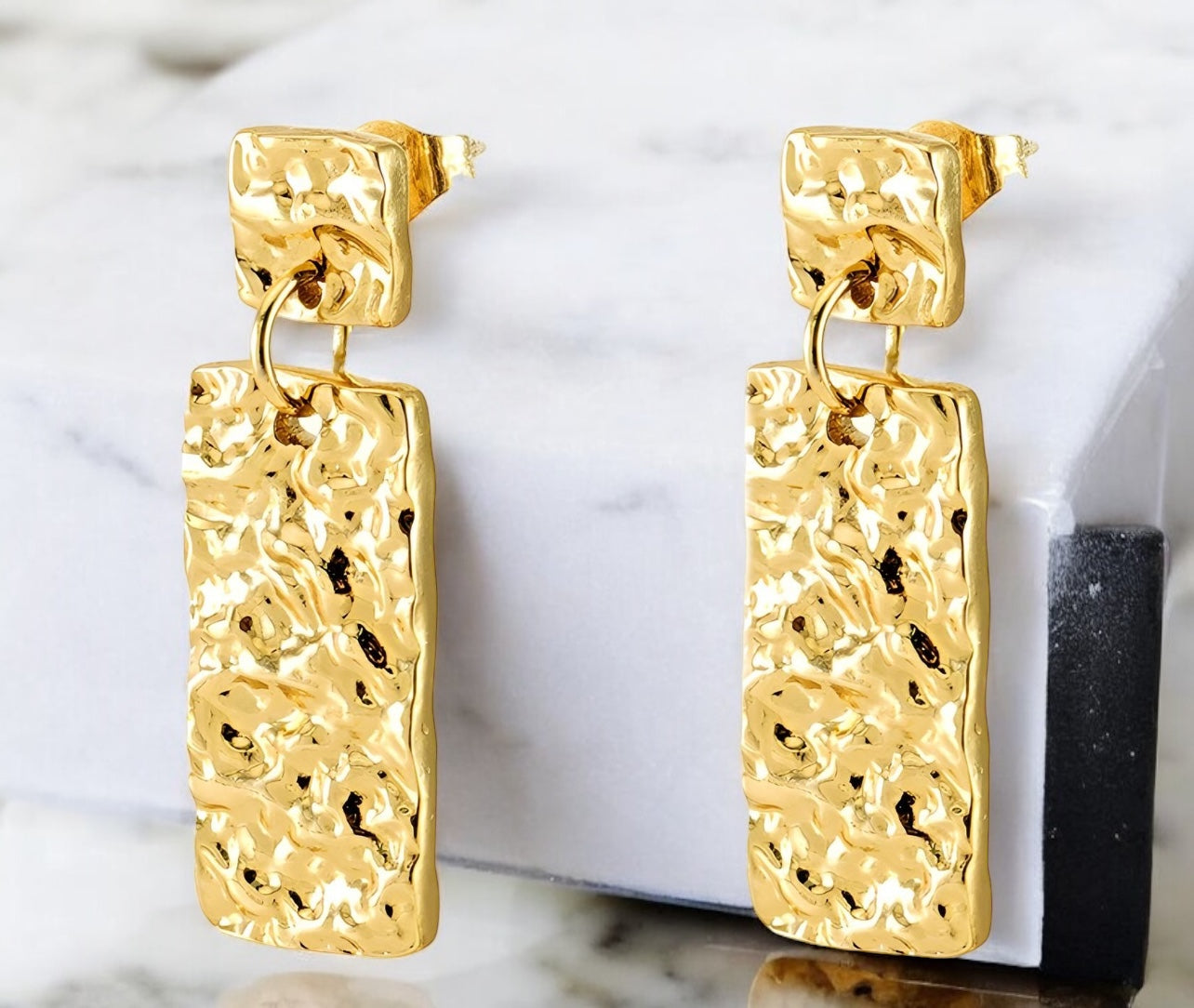 18k gold plated earring waterproof hypoallergenic