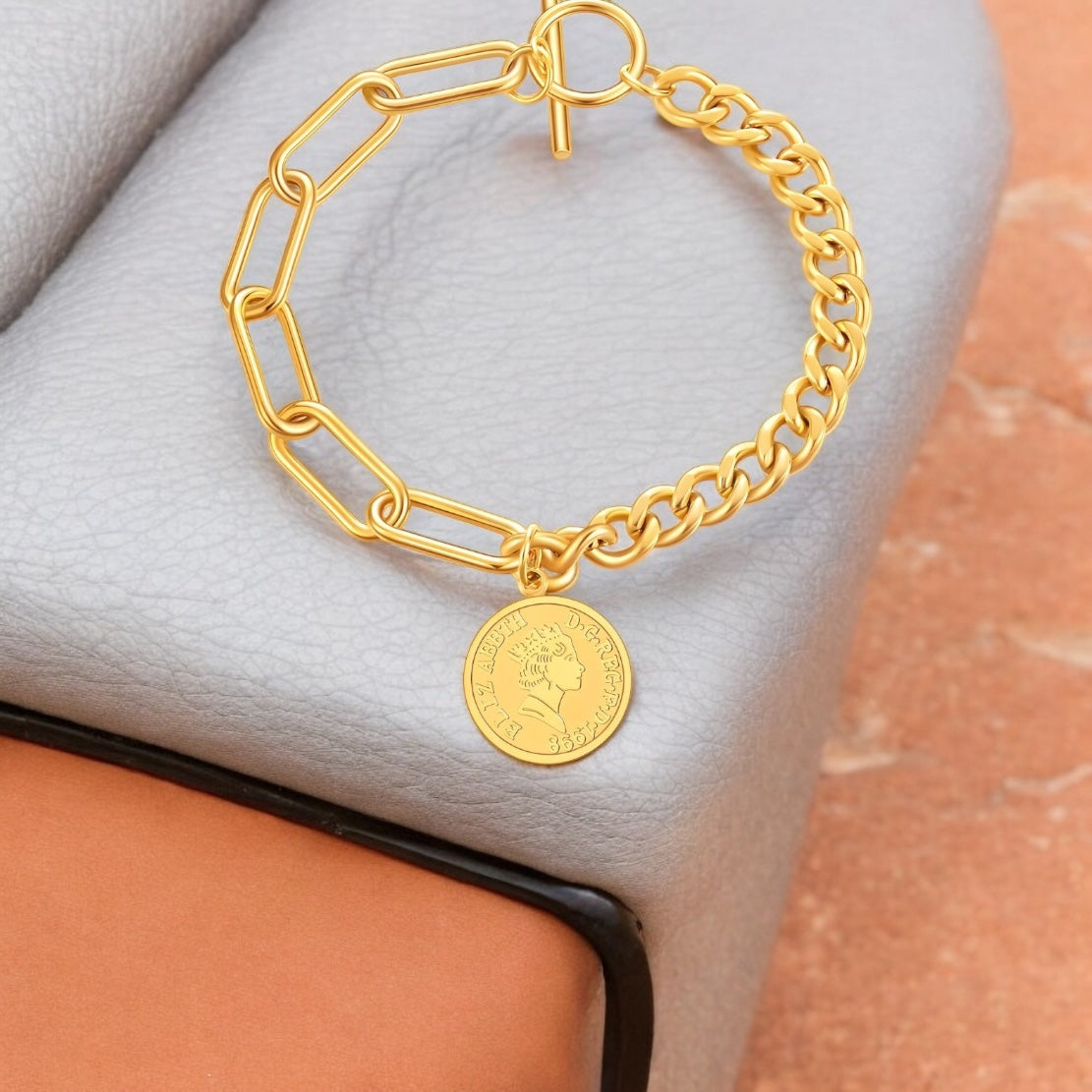 18K Gold plated bracelet waterproof hypoallergenic