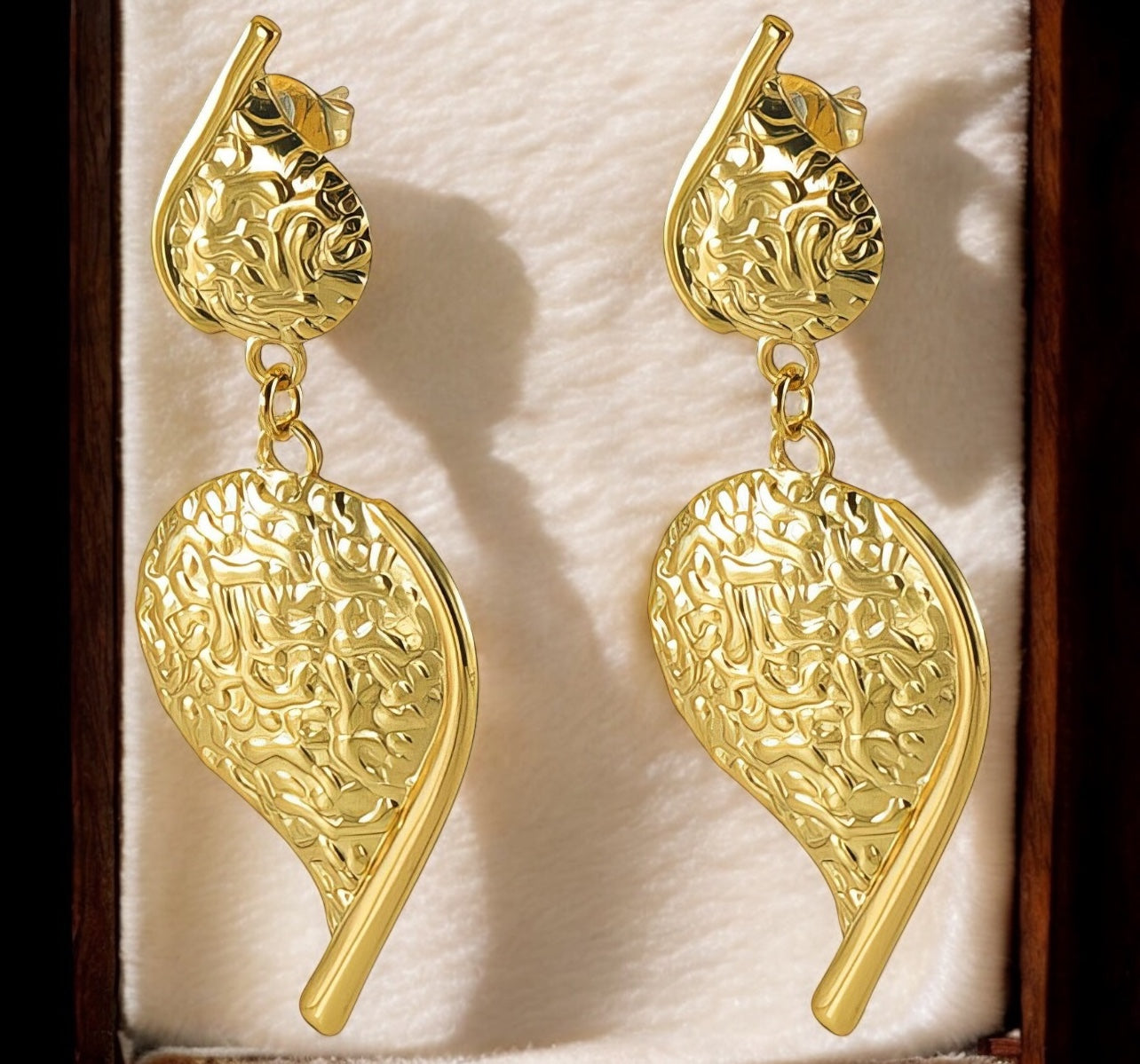 18k gold plated earring waterproof hypoallergenic