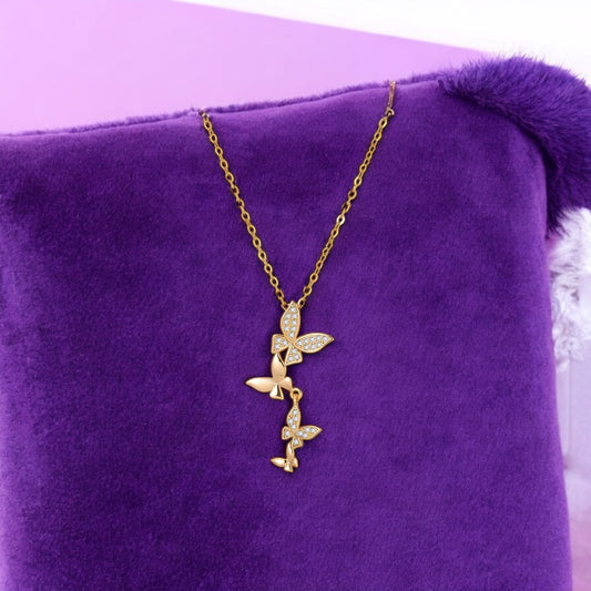 18k Gold plated necklace  waterproof hypoallergenic