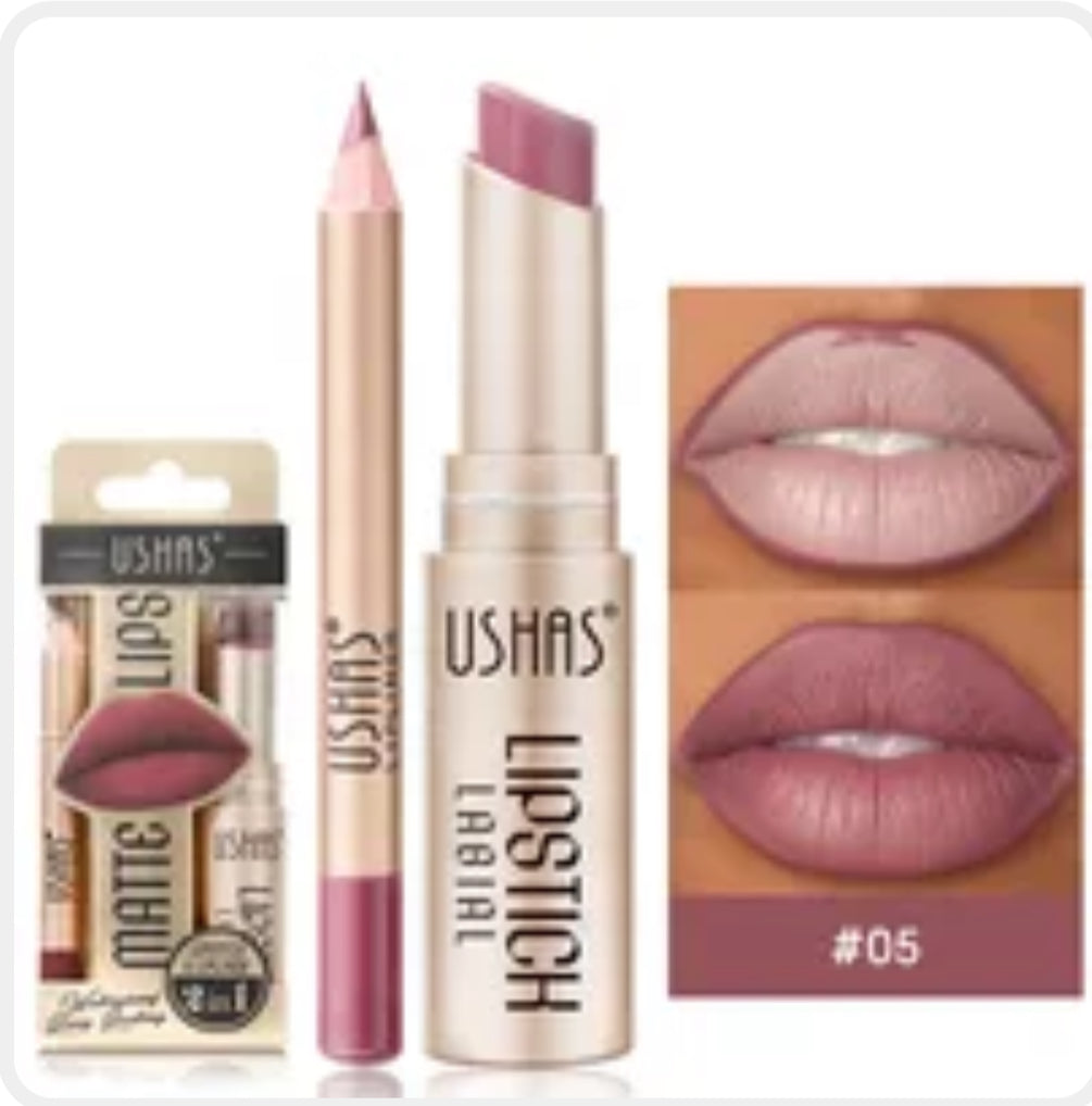 Lipstick and Lip Liner Set for Perfect Lips - Lipliner