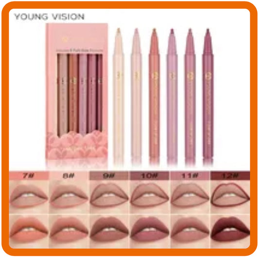 Set of 6 Lip Pencils - Makeup Lipliner